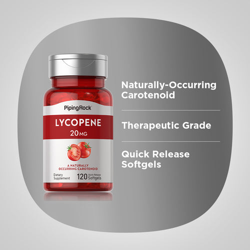 Lycopene, 20 mg, 120 Quick Release Softgels Benefits