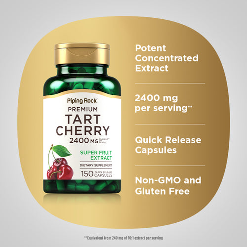 Ultra Tart Cherry, 2400 mg (per serving), 150 Quick Release Capsules Benefits