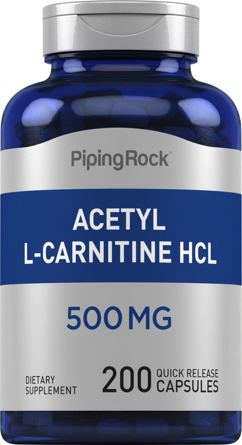 Acétyle L-Carnitine 500 mg 200 Gélules à libération rapide     