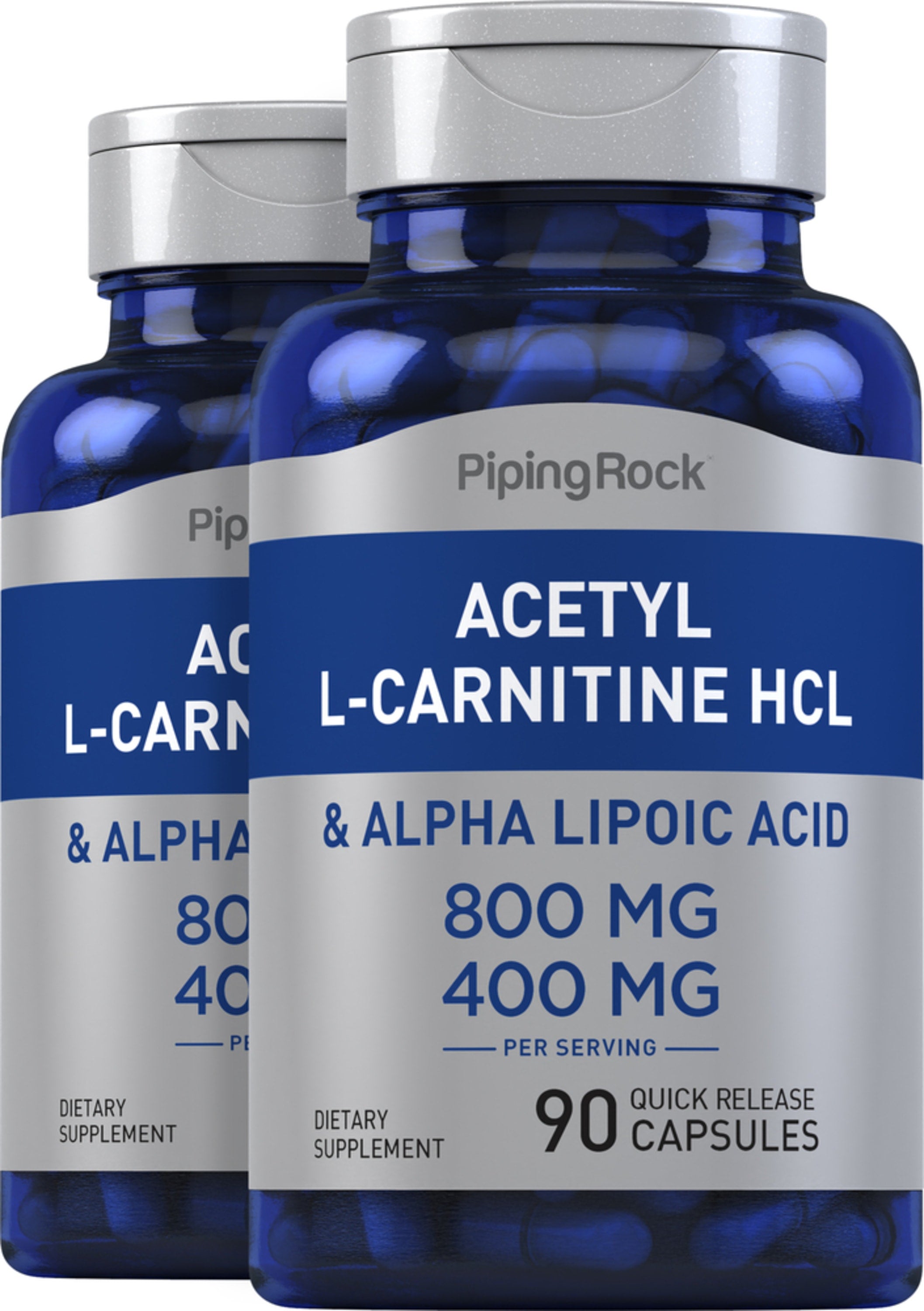 Acetyl LCarnitine 800 mg & Alpha Lipoic Acid 400 mg, 90 Quick Release