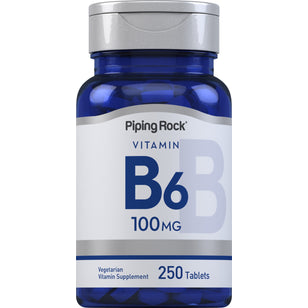 B-6 (Pyridoxine), 100 mg, 250 Tablets