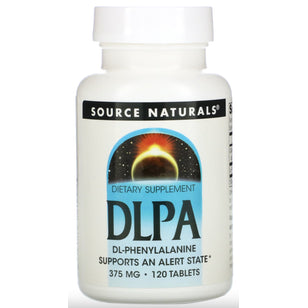 DL-Phenylalanine (DLPA), 375 mg, 120 Tablets