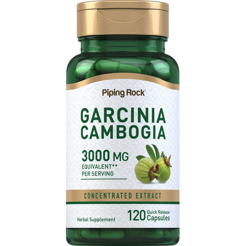Picolinate de chrome Garcinia Cambogia Plus 1000 mg (par portion) 120 Gélules à libération rapide     
