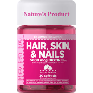 Hair, Skin & Nails, 30 Softgels
