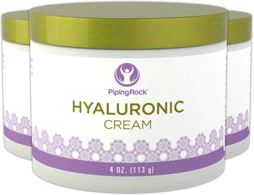 Hyaluronic Cream, 4 oz (113 g) Jar, 3  Jars