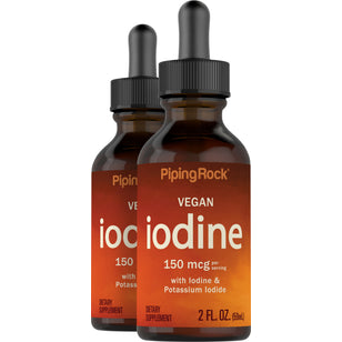 Liquid Iodine, 2 fl oz (59 mL) Dropper Bottle, 2  Bottles