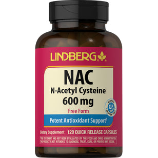 NAC N-Acétyle Cystéine 600 mg 120 Végétarienne Petits comprimés     
