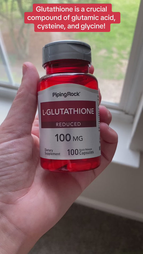 L-Glutathione (Reduced), 100 mg, 100 Quick Release Capsules Video
