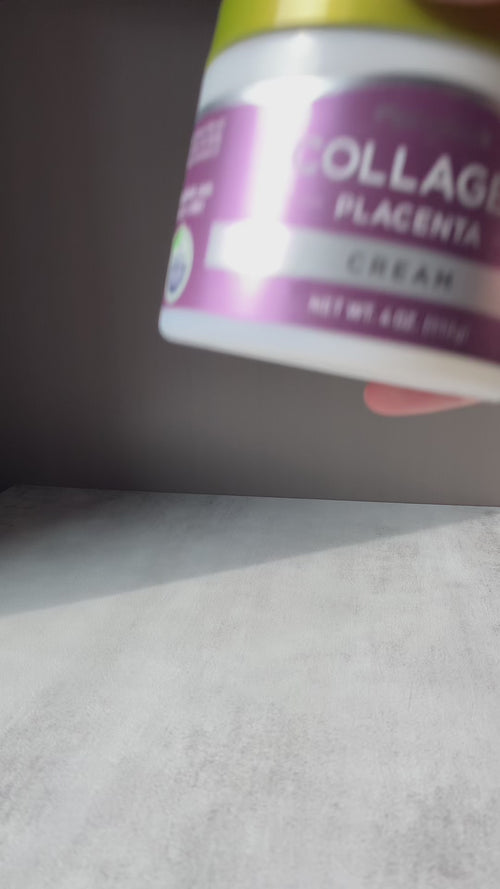 Collagen & Placenta Cream, 4 oz (113 g) Jar Video