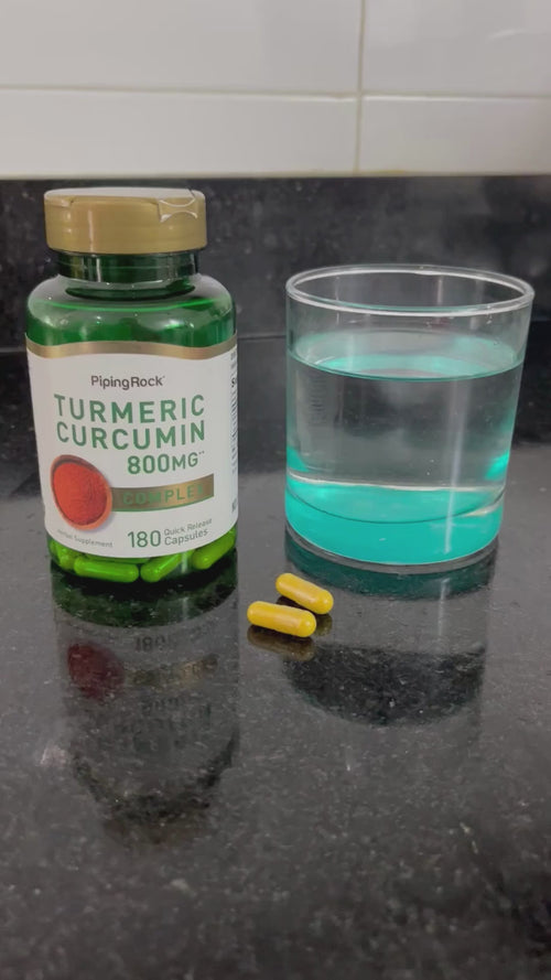 Turmeric Curcumin Complex, 800 mg, 180 Quick Release Capsules Video