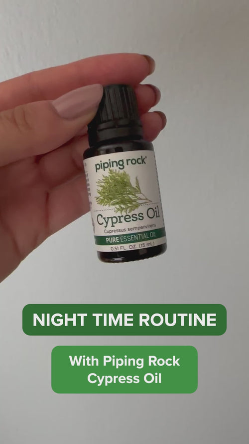 Cypress Pure Essential Oil (GC/MS Tested), 1/2 fl oz (15 mL) Dropper Bottle Video