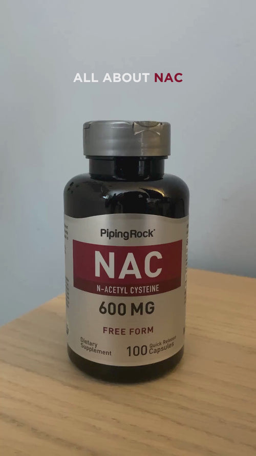 N-Acetyl Cysteine (NAC), 600 mg, 100 Quick Release Capsules Video