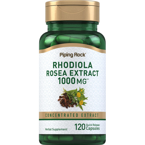 Rhodiola Rosea, 1000 mg, 120 Quick Release Capsules