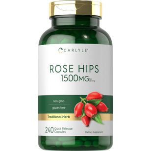Rose Hips, 1500 mg (per serving), 240 Quick Release Capsules