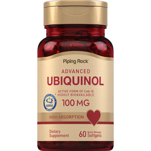 Ubiquinol, 100 mg, 60 Quick Release Softgels