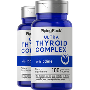 Ultra Thyroid Complex, 100 Quick Release Capsules, 2  Bottles