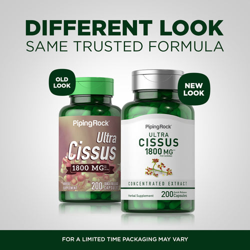 Ultra Cissus, 1800 mg (per serving), 200 Quick Release Capsules-Before and After