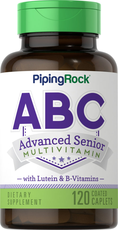 ABC Advanced Senior with Lutein & B-Vitamins, 120 Coated Caplets Bottle