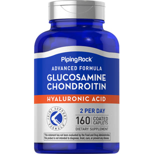 Advanced Glucosamine Chondroitin Hyaluronic Acid, 160 Coated Caplets Bottle