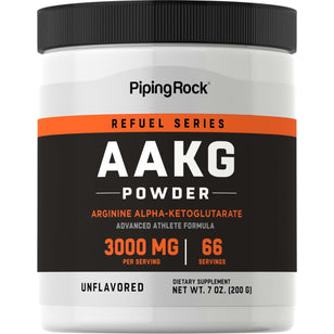 Poudre 100 % pure d'Arginine AAKG (renforceur d'Oxyde Nitrique) 7 once 200 g Bouteille    