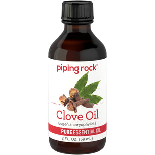 Clove Pure Essential Oil (GC/MS Tested), 2 fl oz (59 mL) Bottle