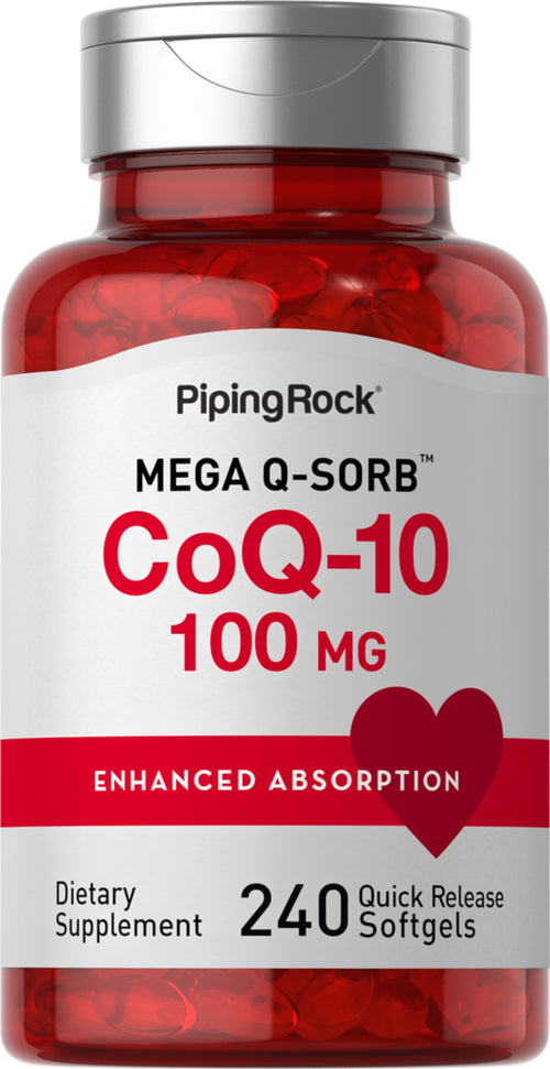 CoQ10 100 mg 240 Capsules molles à libération rapide     