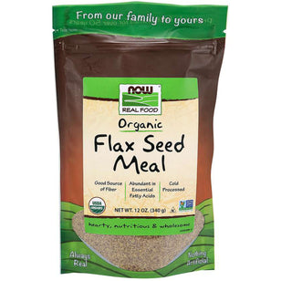 Flax Seed Meal (Organic), 12 oz (340 g) Bag