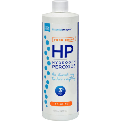Solution de peroxyde d'hydrogène 3 % de qualité alimentaire 16 onces liquides 473 mL Bouteille    