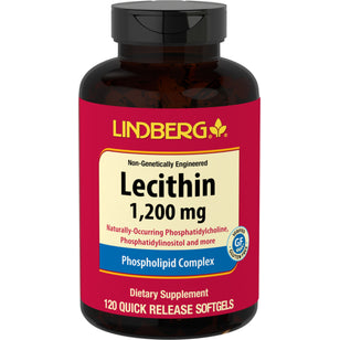 Lecithin Non-GMO, 1200 mg, 120 Quick Release Softgels Bottle