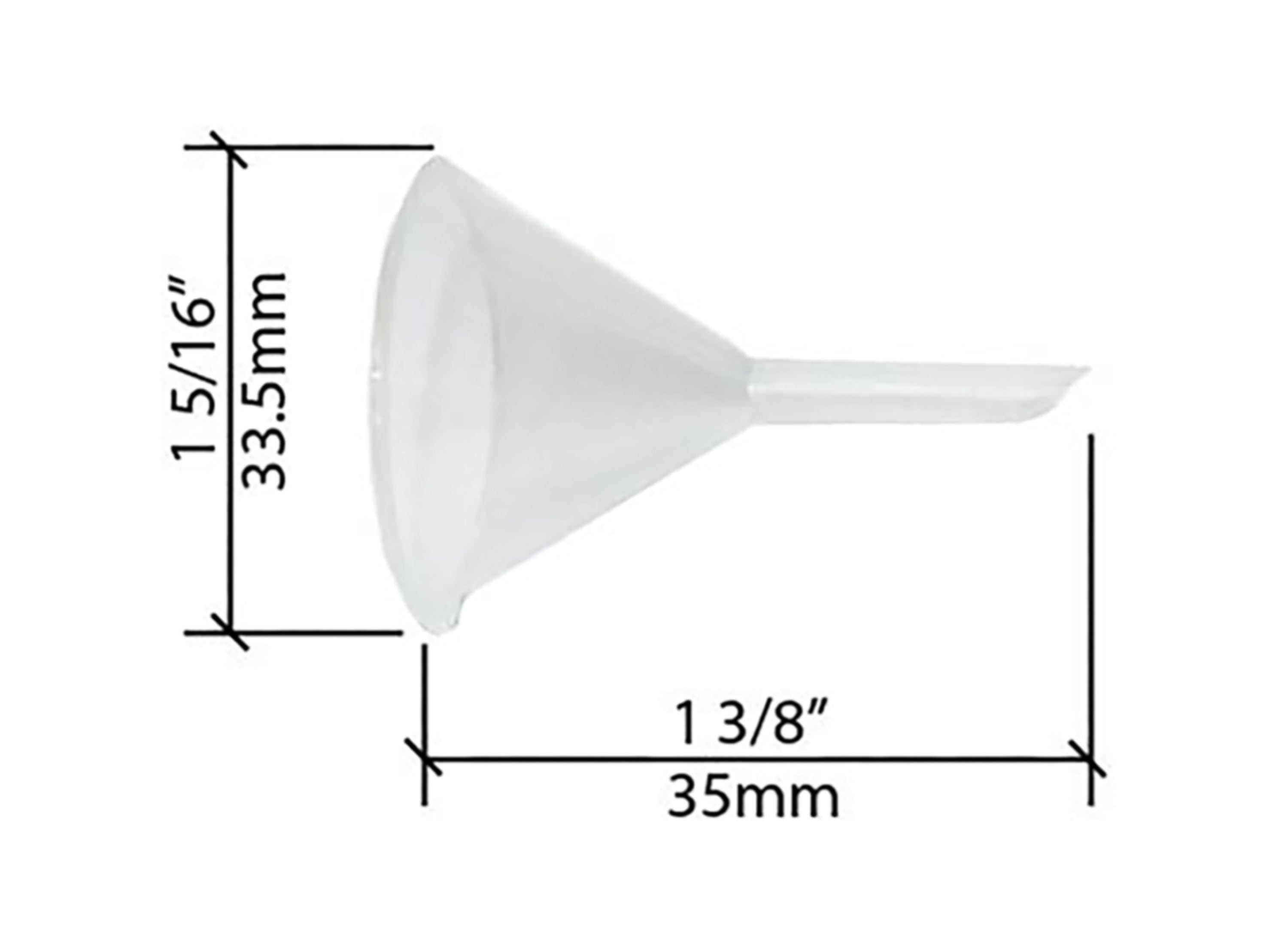 Mini Entonnoir 40 mm de diamètre idéal pour le transfert de vos  préparations liquides