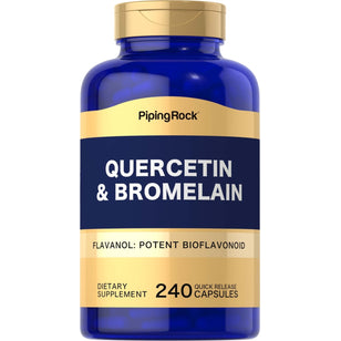 Quercetine plus Bromelaïne 400 mg (par portion) 240 Gélules à libération rapide     