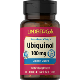 Ubiquinol 100 mg 60 Capsules molles à libération rapide     