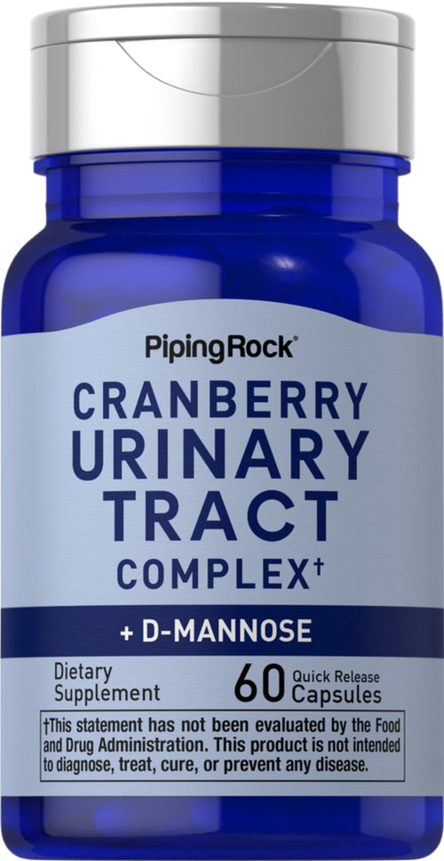 Complexe urinaire + D-mannose et Canneberge (Cranberry) 60 Gélules à libération rapide       