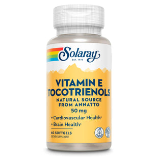 Vitamine E Tocotriénols 50 mg, sans soja 60 Capsules       