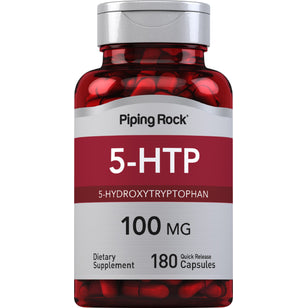 5-HTP 100 mg 180 แคปซูลแบบปล่อยตัวยาเร็ว     