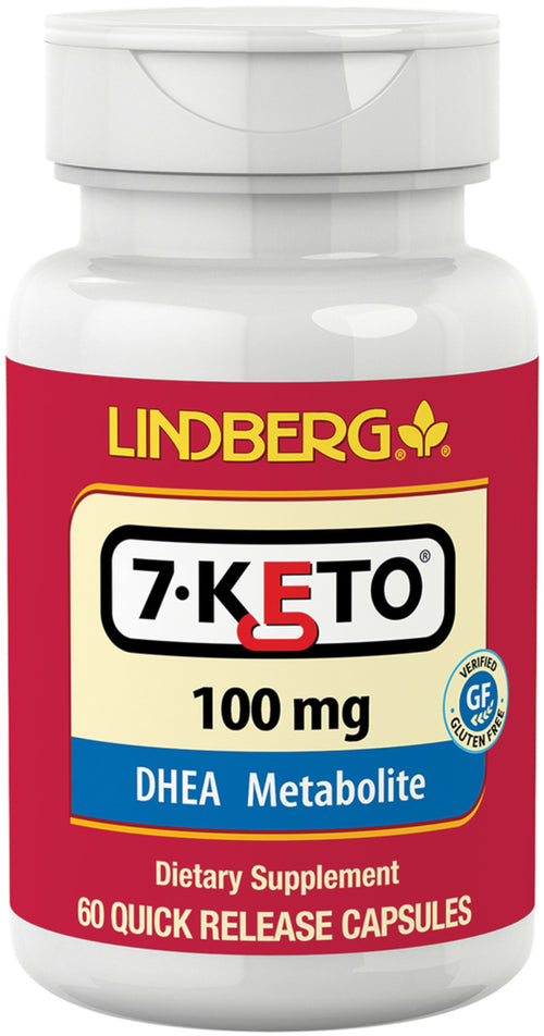 7-Keto DHEA  100 mg 60 Kapsler for hurtig frigivelse     