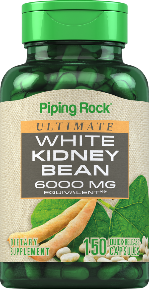 White Kidney Bean, 6000 mg, 150 Quick Release Capsules Bottle