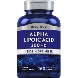 Alpha Lipoic Acid, 300 mg, 160 Quick Release Capsules