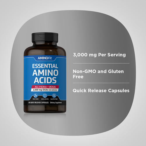 AminoFit Essential Amino Acids, 180 Quick Release Capsules Benefits