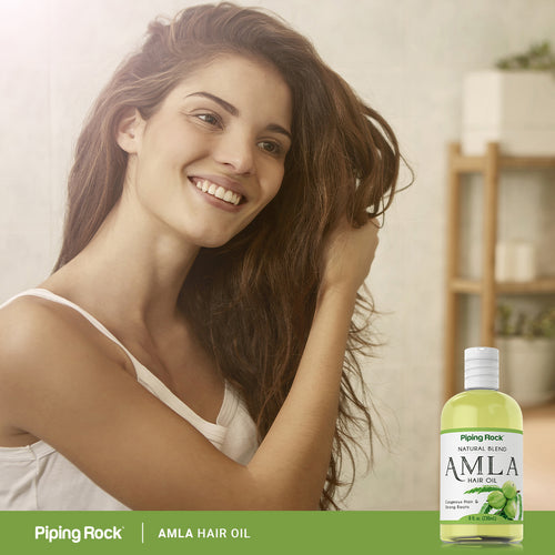 Amla Hair Oil, 8 fl oz (236 mL) Bottle Lifestyle