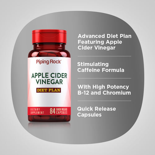 Apple Cider Vinegar Diet Plan, 84 Quick Release Capsules Benefits