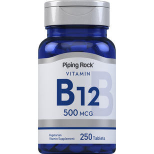 B-12, 500 mcg, 250 Tablets