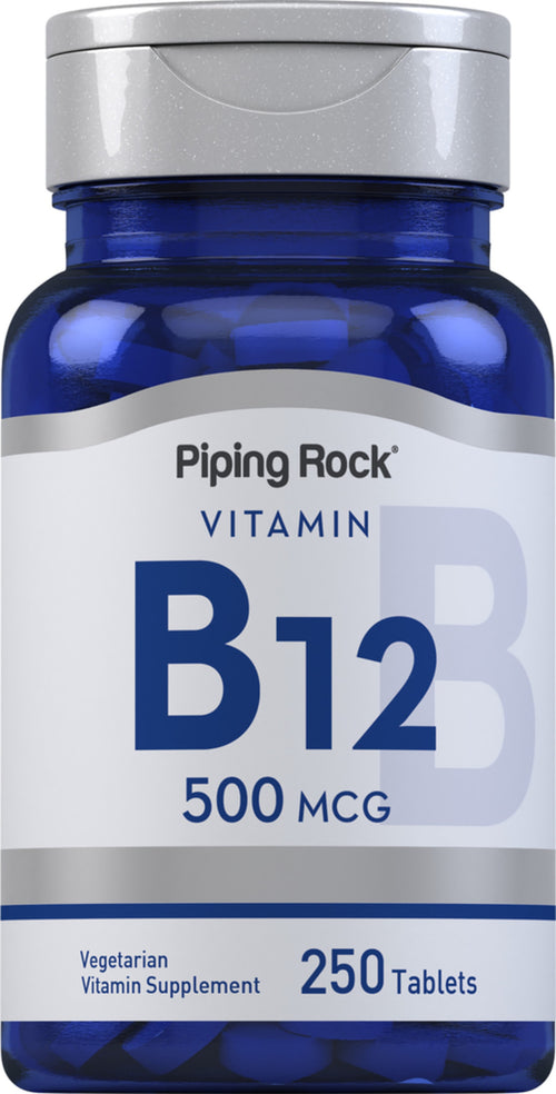 B-12, 500 mcg, 250 Tablets