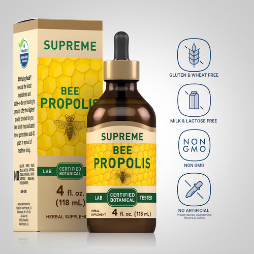 Bee Propolis, 4 fl oz (118 mL) Dropper Bottle Dietary Attributes