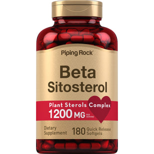 Beta Sitosterol, 1200 mg (per serving), 180 Quick Release Softgels