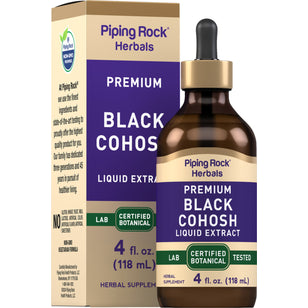 Black Cohosh Root Liquid Extract, 4 fl oz (118 mL) Dropper Bottle