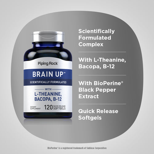 Brain Up, 120 Quick Release Softgels Benefits