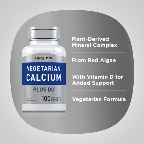 Calcium Plus D3, 120 Vegetarian Capsules Benefits