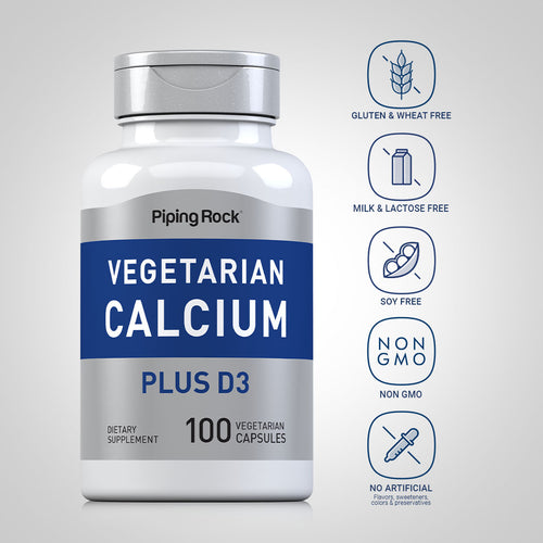 Calcium Plus D3, 120 Vegetarian Capsules Dietary Attributes 