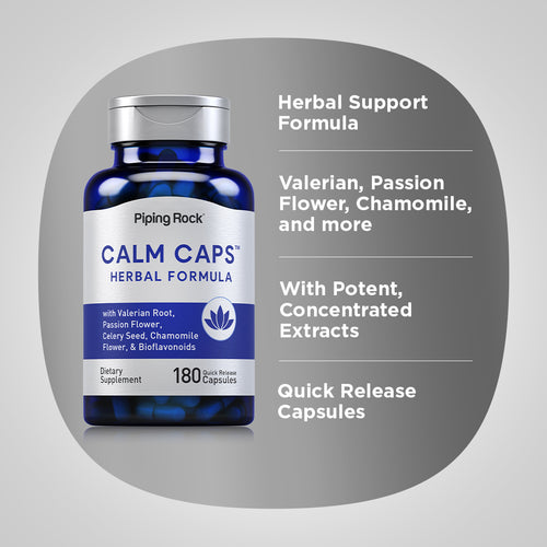 Calm Caps, 180 Quick Release Capsules Benefits